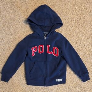 Polo by Ralph Lauren Kids Hoodie in Navy and Red